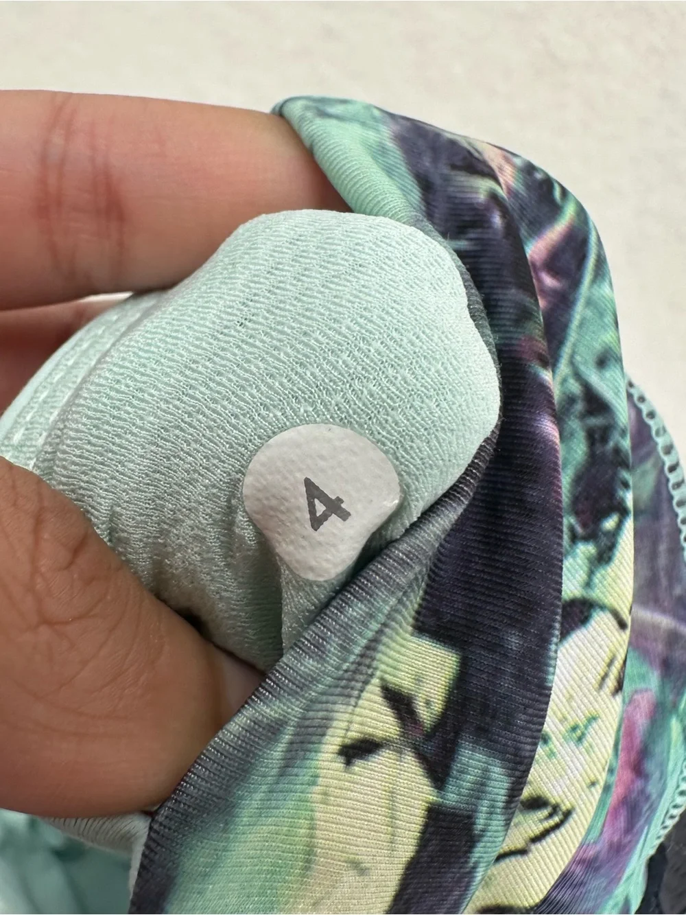 Lululemon Camo Style Capri Leggings in Navy